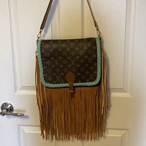 Upcycled Fringe Purse